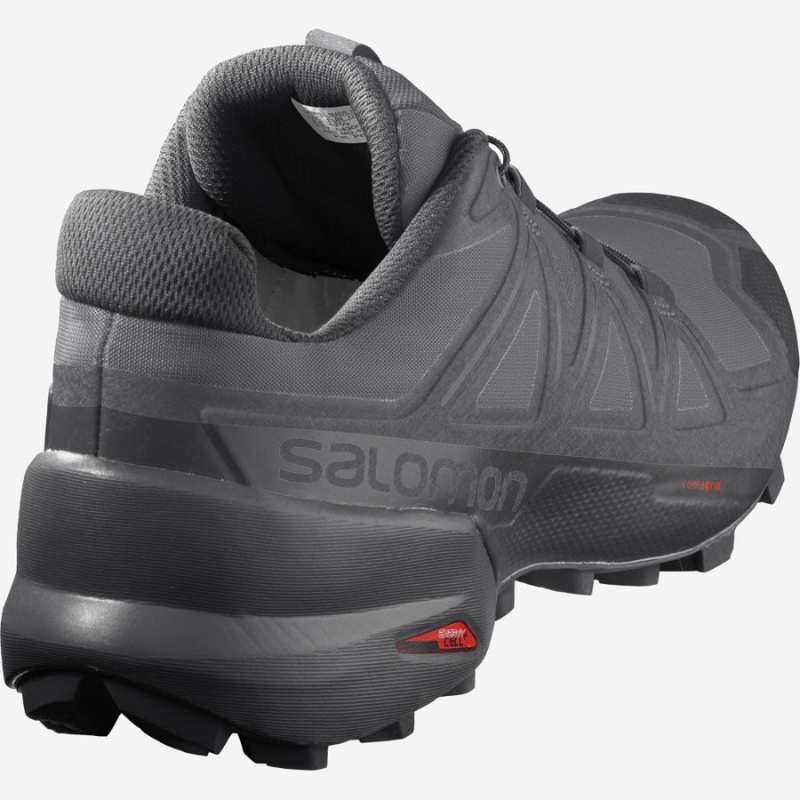 Zapatillas Trail Running Salomon SPEEDCROSS 5 Hombre Plateadas | EC2108NWY