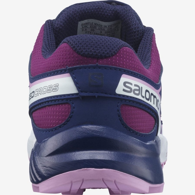 Zapatillas Trail Running Salomon SPEEDCROSS Niños Moradas Azules | EC3600AHK