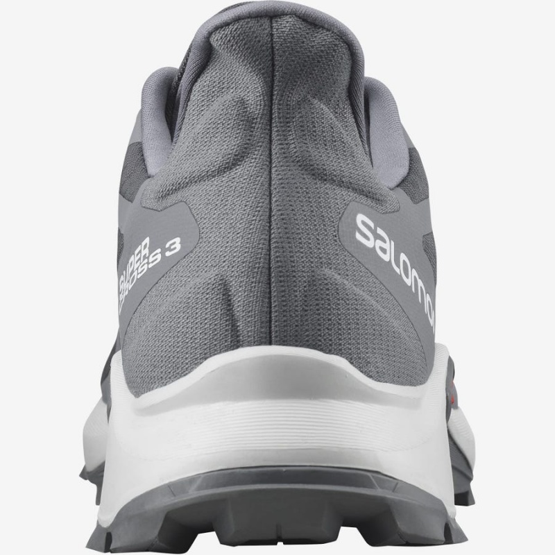 Zapatillas Trail Running Salomon SUPERCROSS 3 Hombre Gris | EC2105CTV