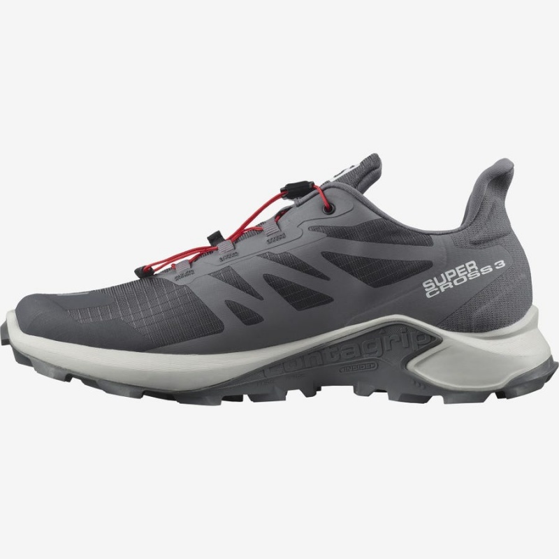 Zapatillas Trail Running Salomon SUPERCROSS 3 Hombre Gris | EC2105CTV