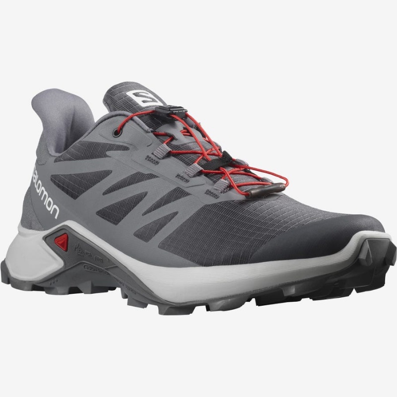 Zapatillas Trail Running Salomon SUPERCROSS 3 Hombre Gris | EC2105CTV