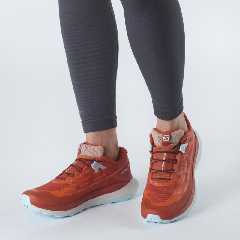 Zapatillas Trail Running Salomon ULTRA GLIDE Mujer Naranjas | EC2857CTV