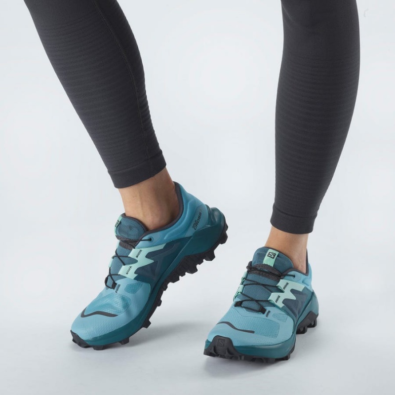 Zapatillas Trail Running Salomon WILDCROSS 2 Mujer Azules | EC2846AHK