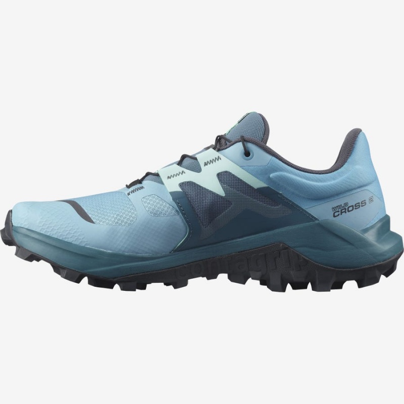 Zapatillas Trail Running Salomon WILDCROSS 2 Mujer Azules | EC2846AHK