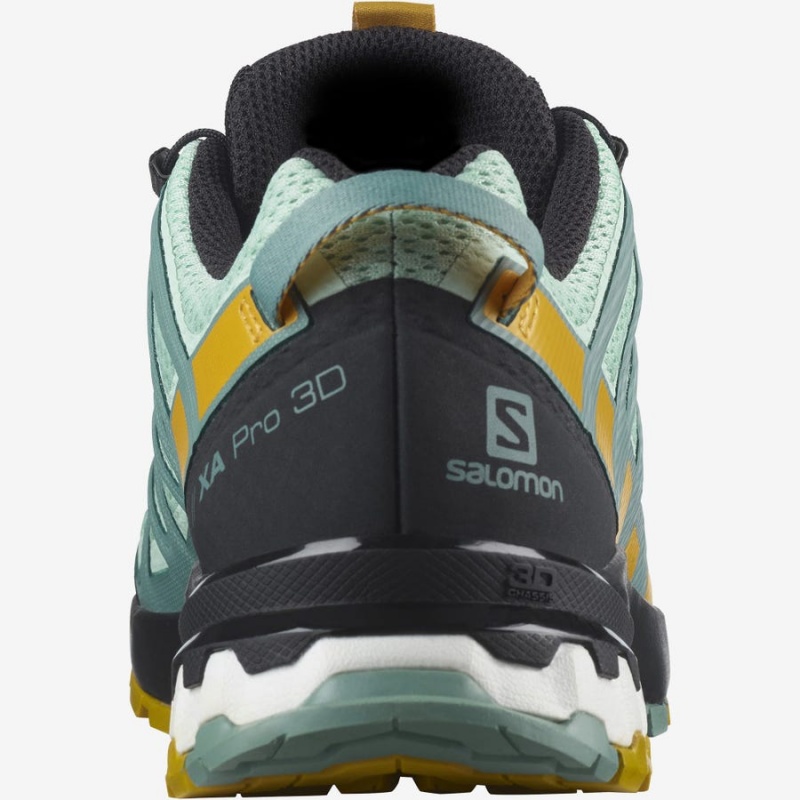 Zapatillas Trail Running Salomon XA PRO 3D v8 Mujer Verde Oliva | EC2855ZUT