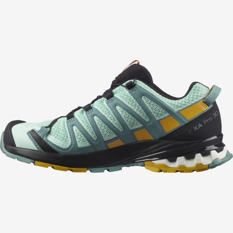 Zapatillas Trail Running Salomon XA PRO 3D v8 Mujer Verde Oliva | EC2855ZUT