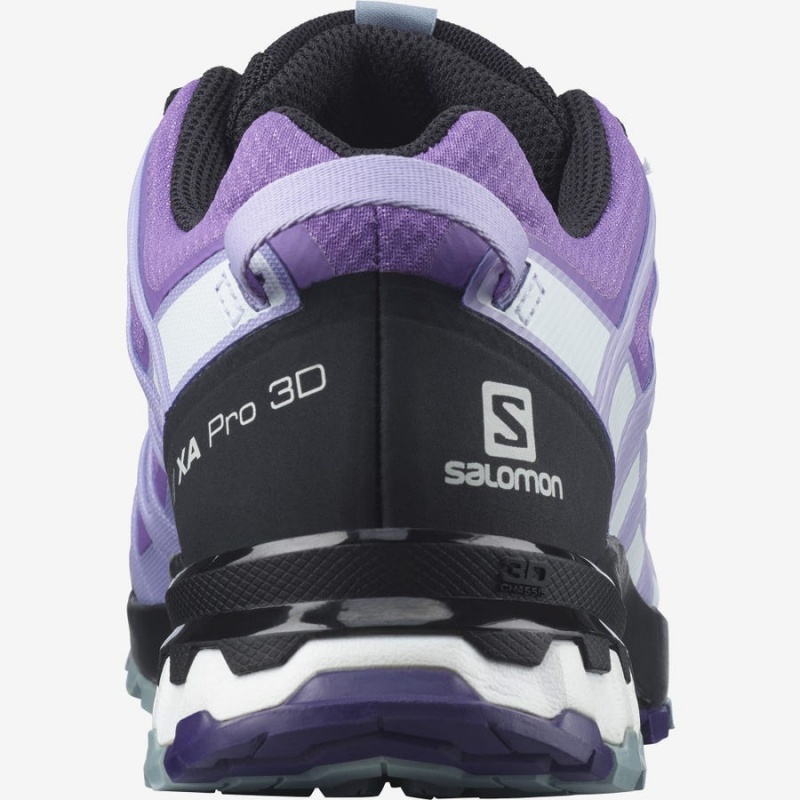 Zapatillas Trail Running Salomon XA PRO 3D v8 GORE-TEX Mujer Moradas | EC2861MQZ