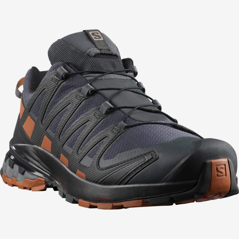 Zapatillas Trail Running Salomon XA PRO 3D V8 GORE-TEX WIDE Hombre Negras | EC2088TCE