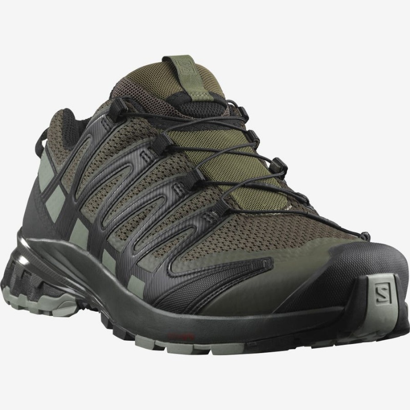 Zapatillas Trail Running Salomon XA PRO 3D V8 WIDE Hombre Moradas Gris | EC2096DFM