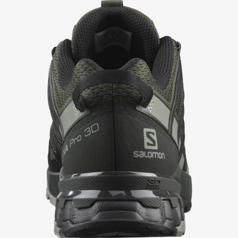 Zapatillas Trail Running Salomon XA PRO 3D v8 Hombre Verde Oliva | EC2097FDN