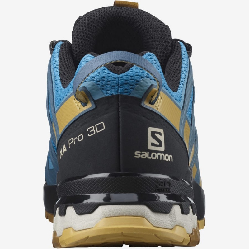 Zapatillas Trail Running Salomon XA PRO 3D v8 Hombre Azules | EC2098GSO