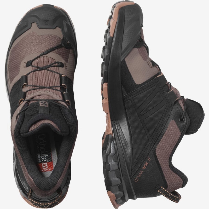 Zapatillas Trail Running Salomon XA WILD Mujer Negras | EC2870OKI