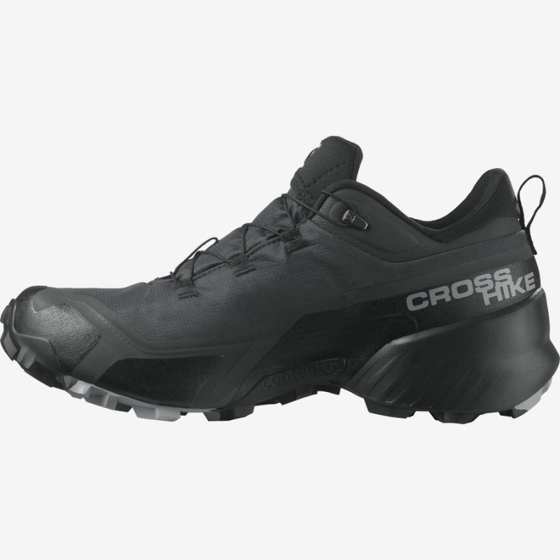 Zapatillas de Senderismo Salomon CROSS HIKE GORE-TEX Hombre Negras | EC2016RVD