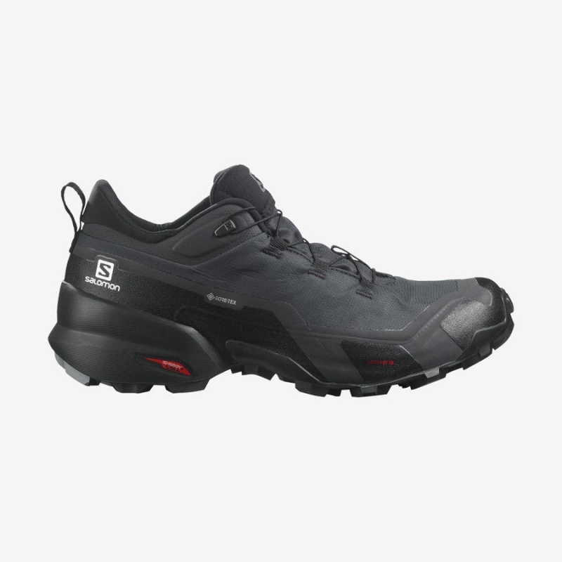 Zapatillas de Senderismo Salomon CROSS HIKE GORE-TEX Hombre Negras | EC2016RVD