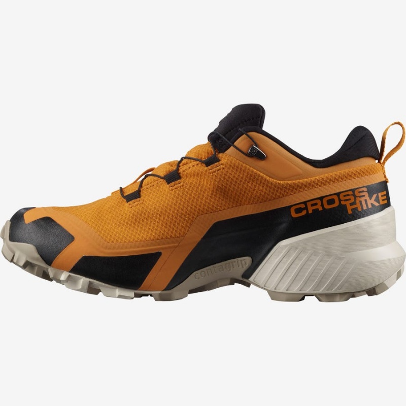 Zapatillas de Senderismo Salomon CROSS HIKE GORE-TEX Hombre Naranjas | EC2018YXF