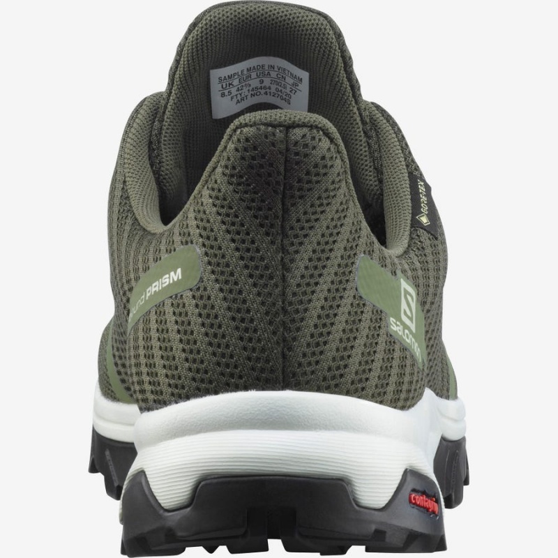 Zapatillas de Senderismo Salomon OUTBOUND PRISM GORE-TEX Hombre Verde Oliva | EC2054GSO