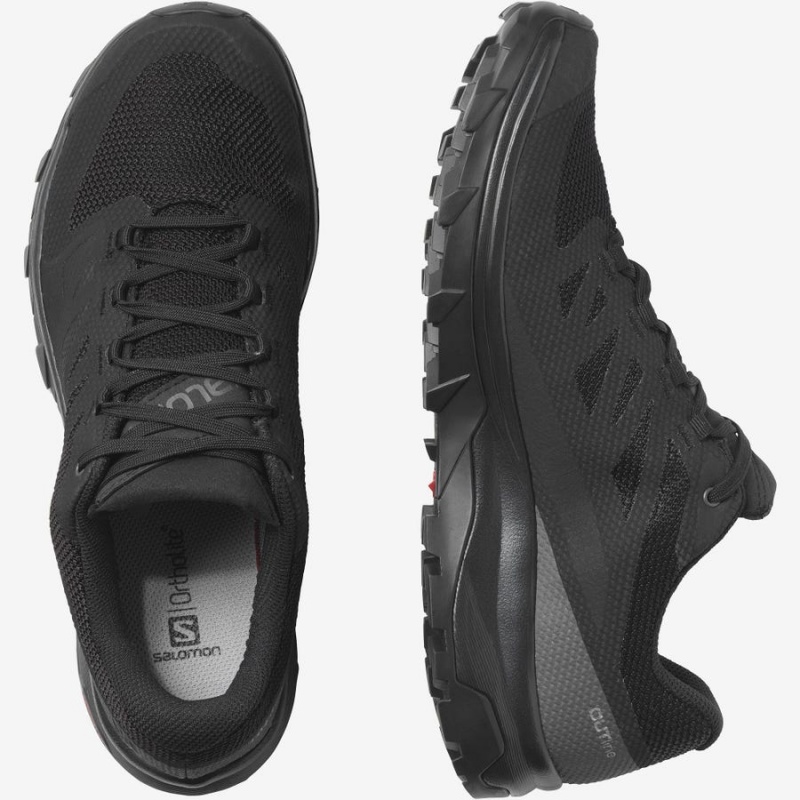 Zapatillas de Senderismo Salomon OUTLINE GORE-TEX Hombre Negras Negras | EC2026FDN