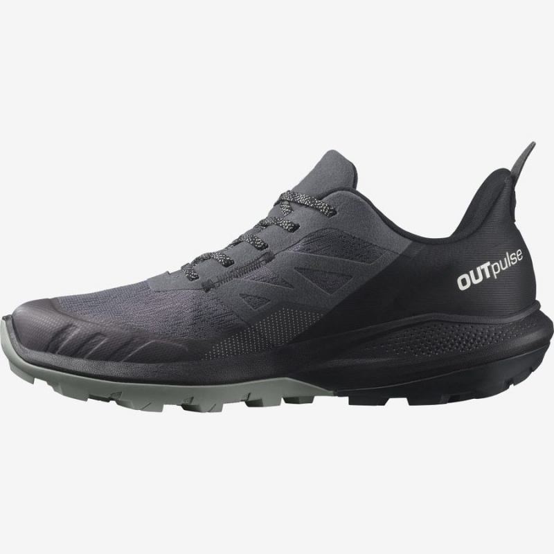 Zapatillas de Senderismo Salomon OUTPULSE GORE-TEX Hombre Gris | EC2044YXF