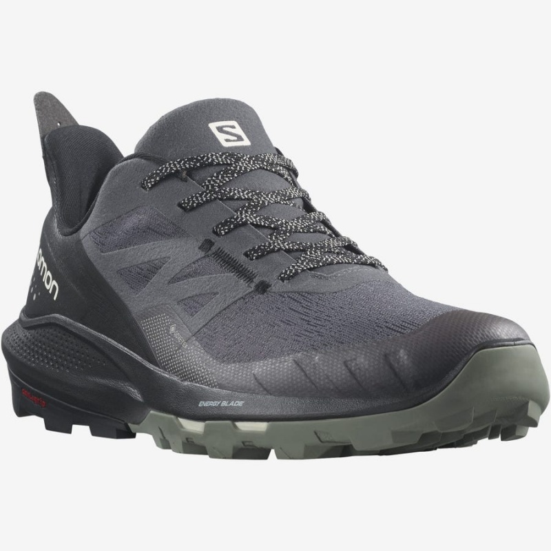 Zapatillas de Senderismo Salomon OUTPULSE GORE-TEX Hombre Gris | EC2044YXF