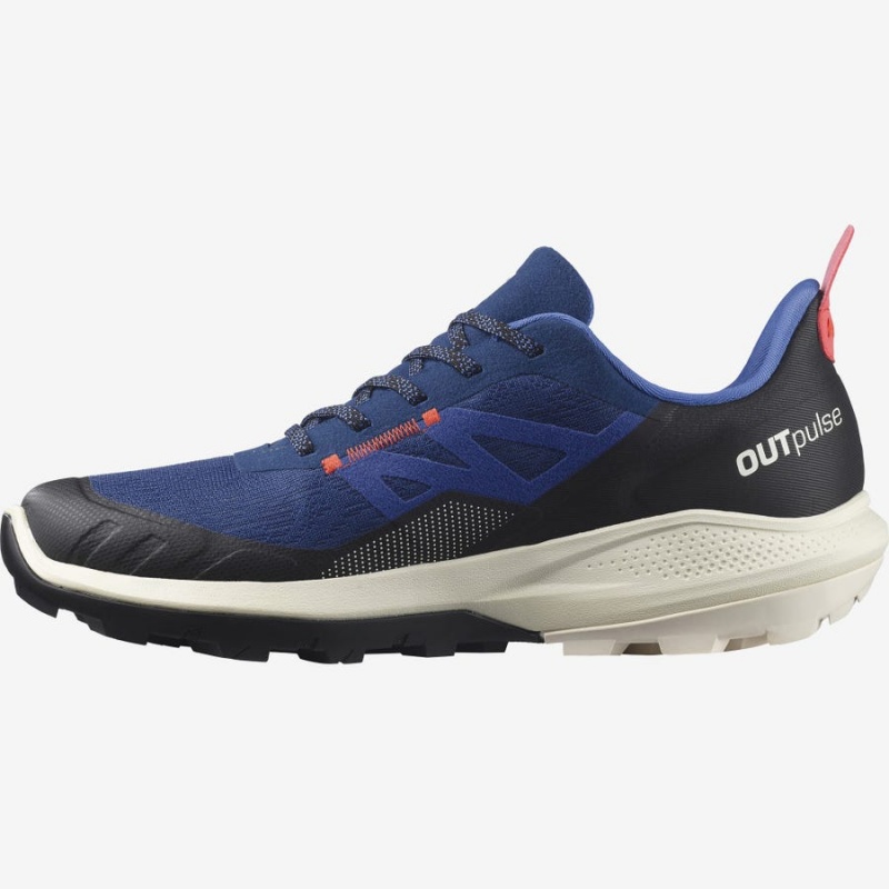 Zapatillas de Senderismo Salomon OUTPULSE GORE-TEX Hombre Azul Marino | EC2045UZG