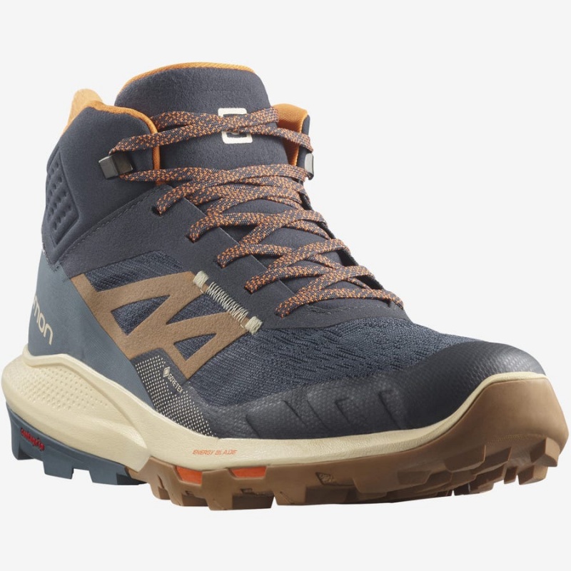 Zapatillas de Senderismo Salomon OUTPULSE MID GORE-TEX Hombre Gris | EC2086EBC