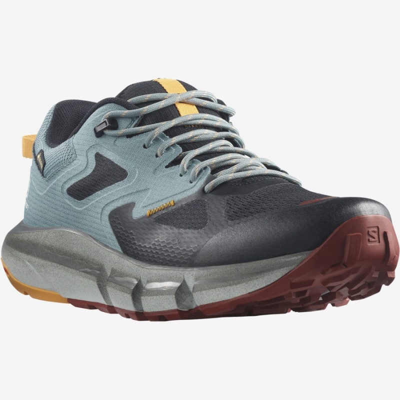 Zapatillas de Senderismo Salomon PREDICT HIKE GORE-TEX Hombre Negras Naranjas | EC2075KOR