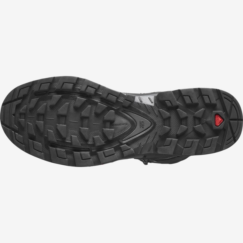 Zapatillas de Senderismo Salomon QUEST 4 GORE-TEX Hombre Gris Negras | EC2063BEX