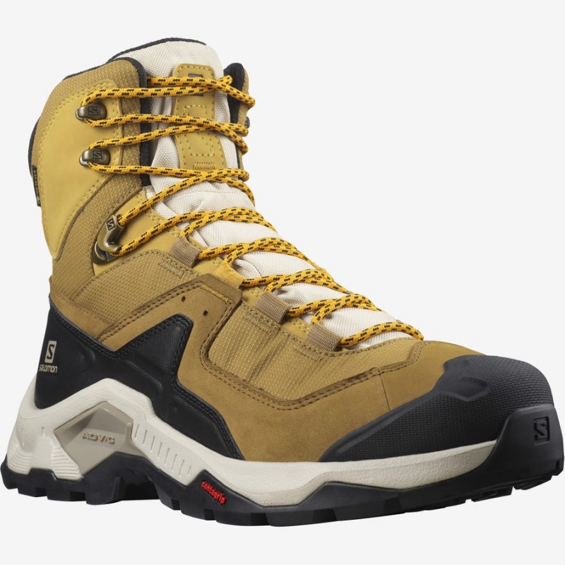 Zapatillas de Senderismo Salomon QUEST ELEMENT GORE-TEX Hombre Amarillo | EC2078XYU