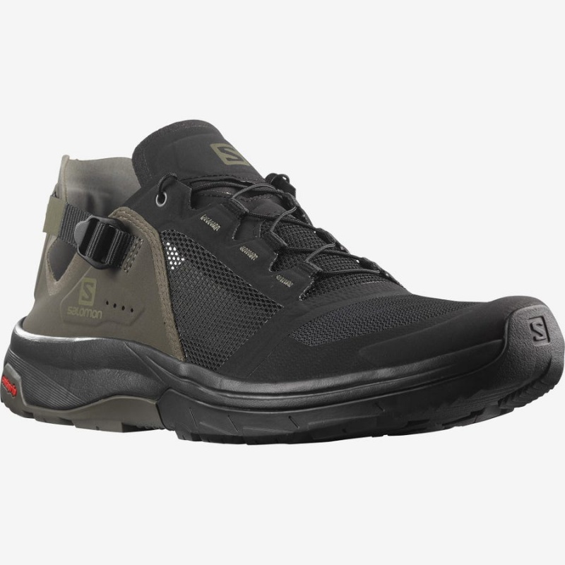 Zapatillas de Senderismo Salomon TECH AMPHIB 4 Hombre Negras Gris | EC2000FDN