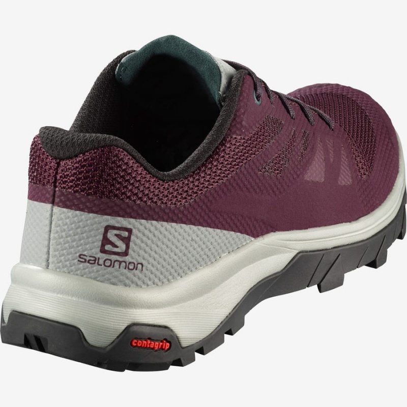 Zapatillas de Senderismo Salomon WoOUTLINE Mujer Rojas | EC2774HAP