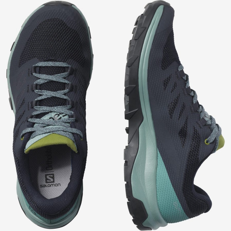 Zapatillas de Senderismo Salomon WoOUTLINE GORE-TEX Mujer Negras Verde | EC2829LIS