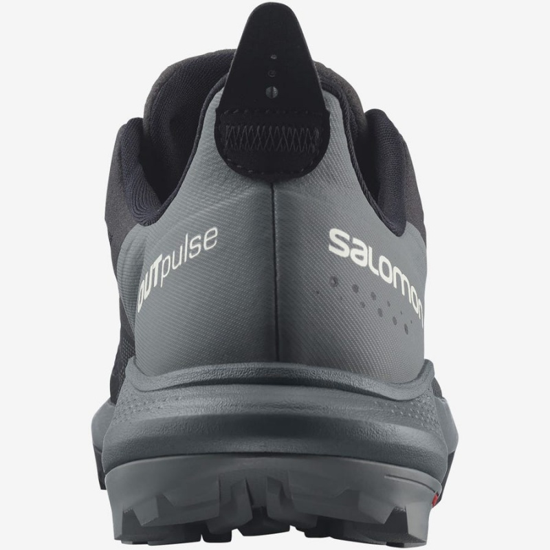 Zapatillas de Senderismo Salomon WoOUTPULSE GORE-TEX Mujer Gris Negras | EC2784MQZ