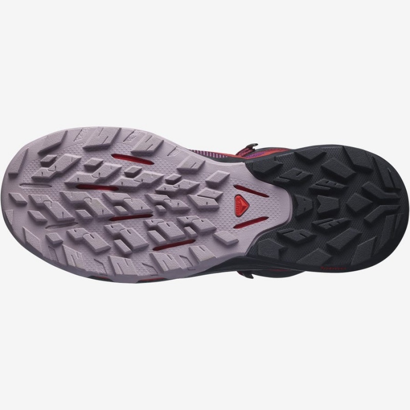 Zapatillas de Senderismo Salomon WoOUTPULSE MID GORE-TEX Mujer Moradas | EC2840SGL