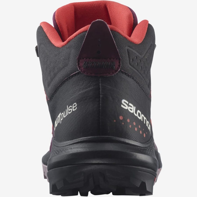 Zapatillas de Senderismo Salomon WoOUTPULSE MID GORE-TEX Mujer Moradas | EC2840SGL