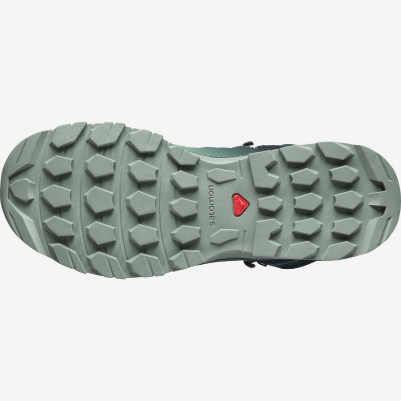 Zapatillas de Senderismo Salomon WoVAYA MID GORE-TEX Mujer Verde | EC2822SGL