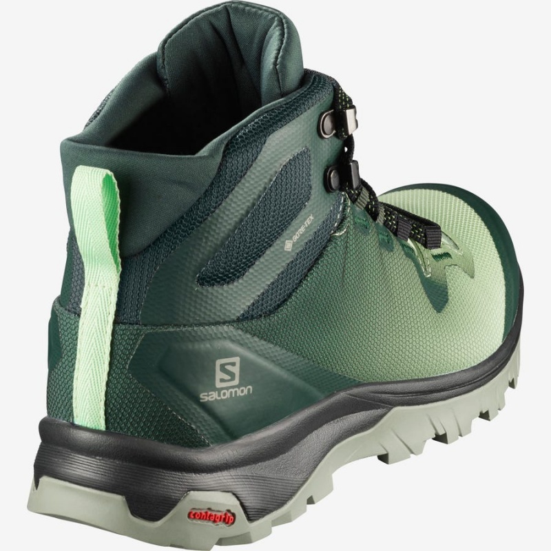 Zapatillas de Senderismo Salomon WoVAYA MID GORE-TEX Mujer Verde | EC2822SGL