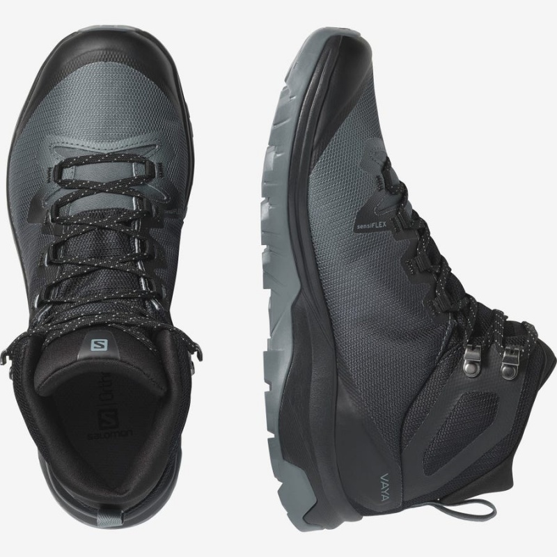 Zapatillas de Senderismo Salomon WoVAYA MID GORE-TEX Mujer Negras | EC2823DFM