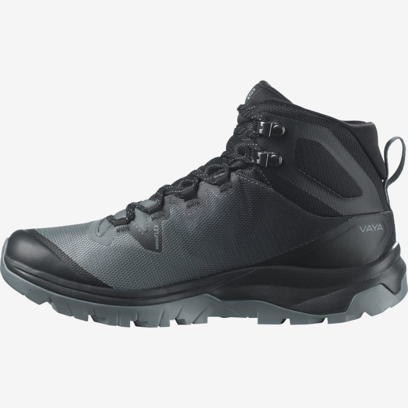 Zapatillas de Senderismo Salomon WoVAYA MID GORE-TEX Mujer Negras | EC2823DFM