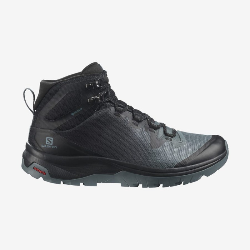 Zapatillas de Senderismo Salomon WoVAYA MID GORE-TEX Mujer Negras | EC2823DFM