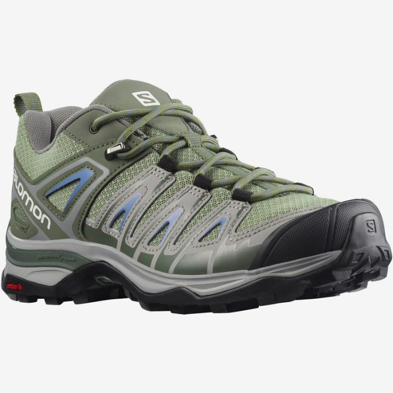 Zapatillas de Senderismo Salomon WoX ULTRA PIONEER Mujer Verde Gris | EC2821AHK