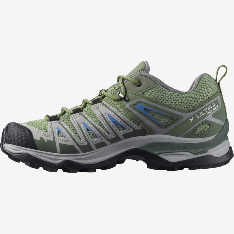 Zapatillas de Senderismo Salomon WoX ULTRA PIONEER Mujer Verde Gris | EC2821AHK