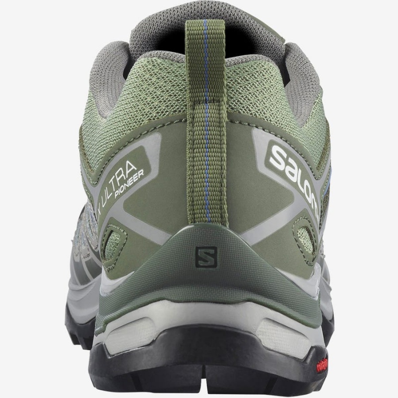 Zapatillas de Senderismo Salomon WoX ULTRA PIONEER Mujer Verde Gris | EC2821AHK