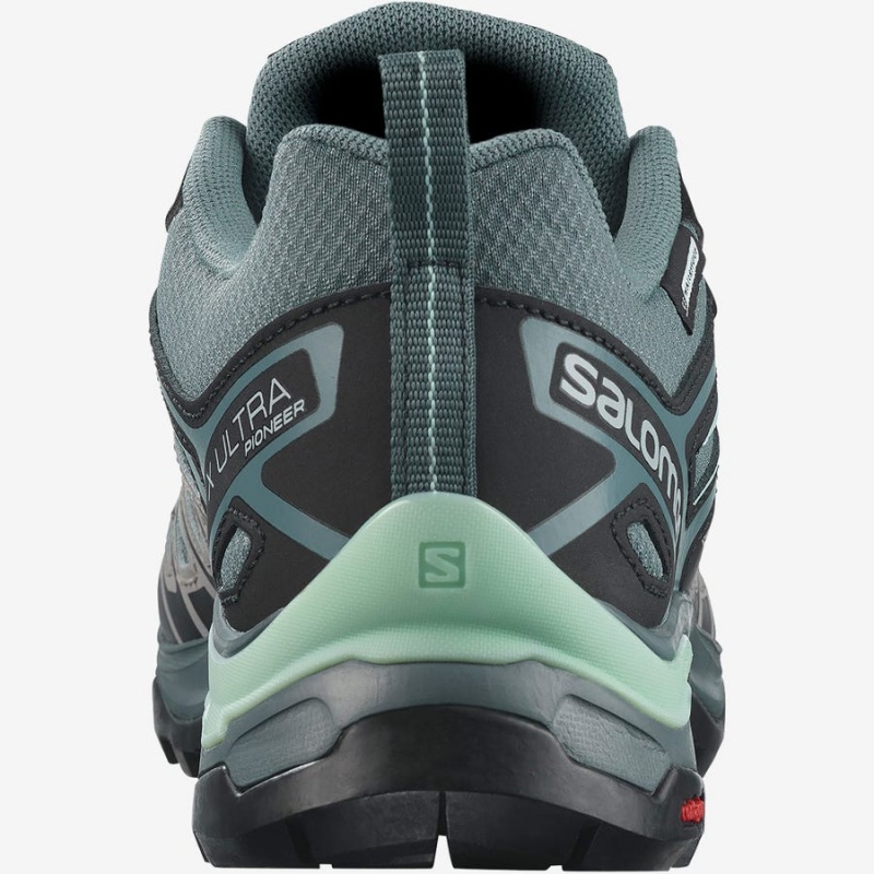 Zapatillas de Senderismo Salomon WoX ULTRA PIONEER CLIMASALOMON™ WATERPROOF Mujer Verde | EC2831XYU