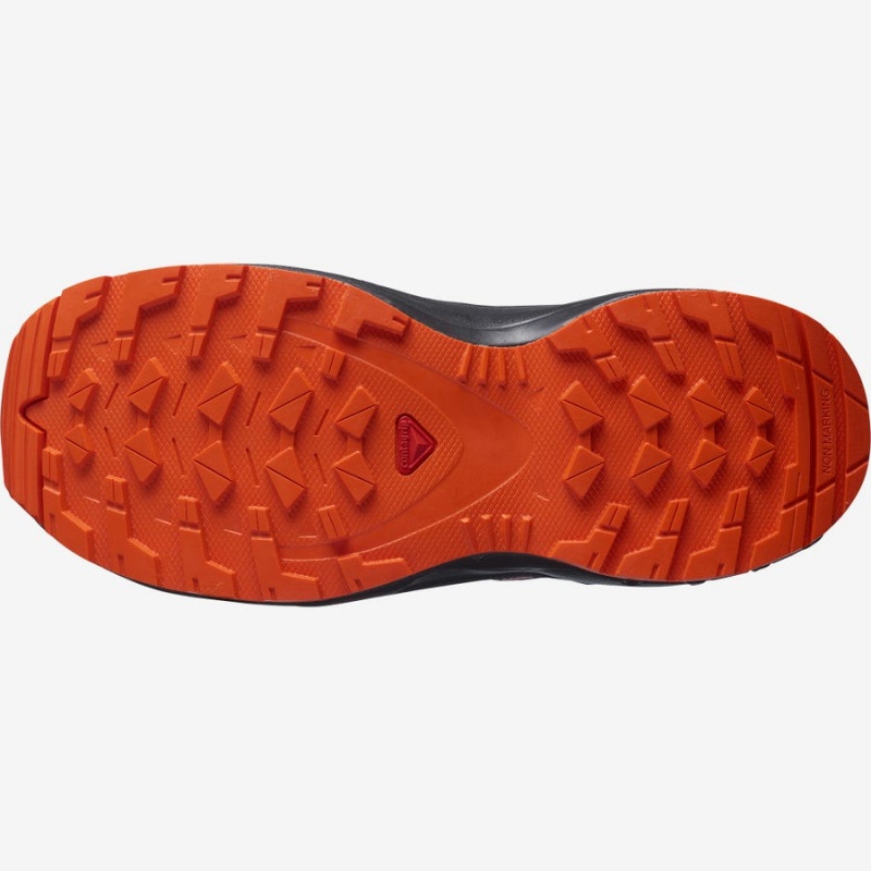 Zapatillas de Senderismo Salomon XA PRO V8 Niños Negras Rojas | EC3580JPQ