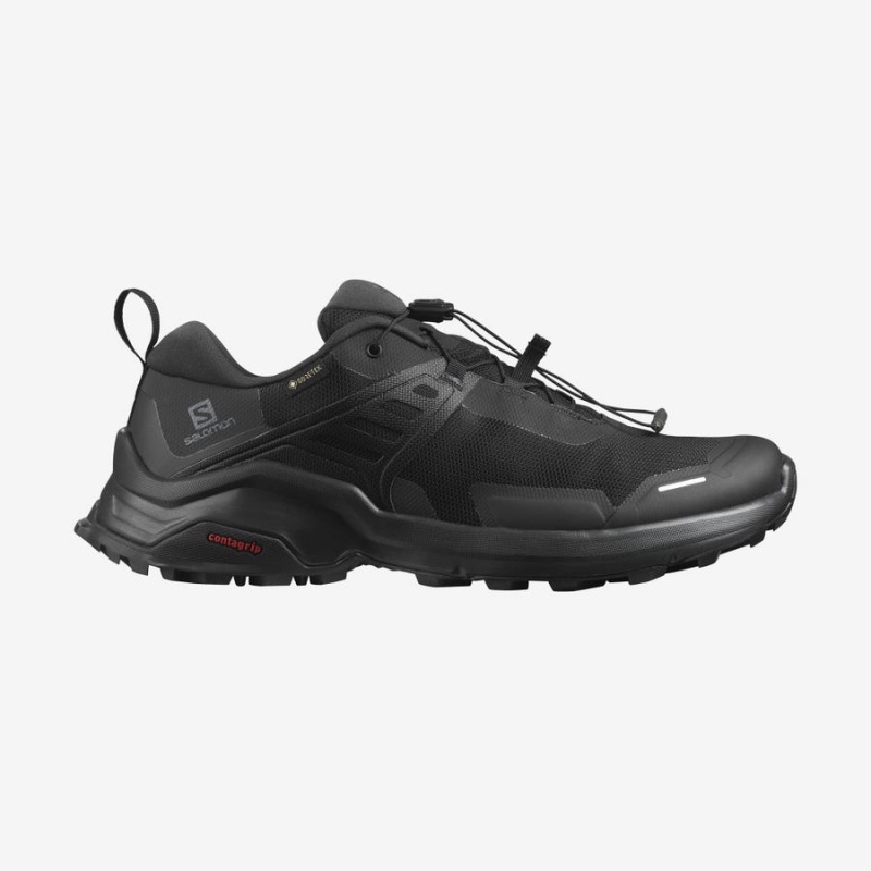 Zapatillas de Senderismo Salomon X RAISE GORE-TEX Hombre Negras Negras | EC2024SGL