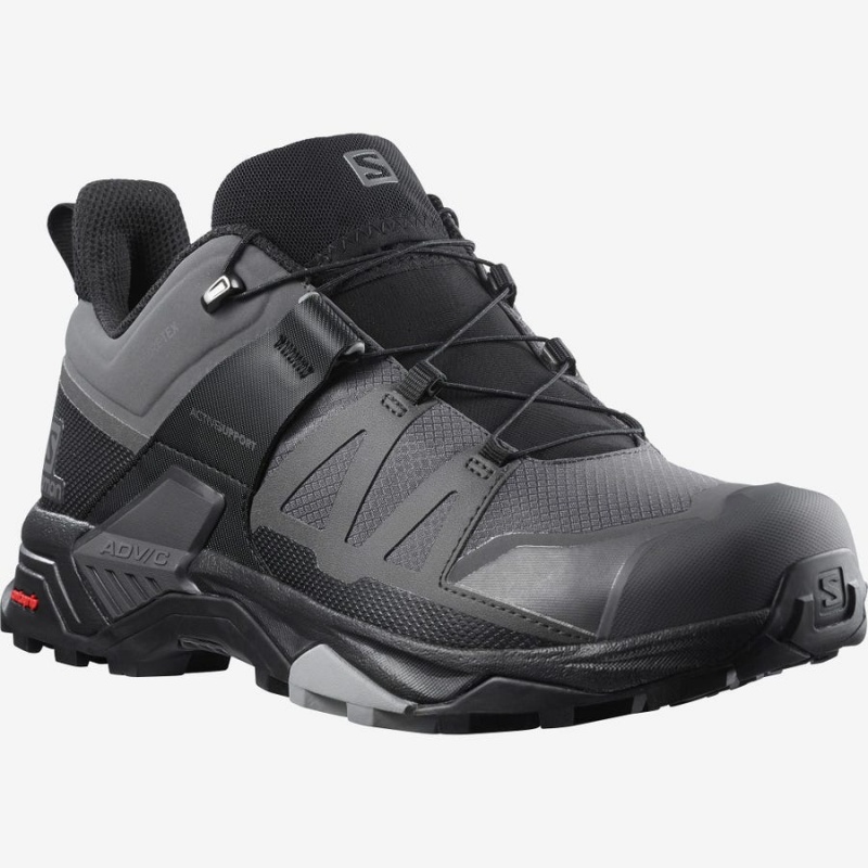 Zapatillas de Senderismo Salomon X ULTRA 4 GORE-TEX Hombre Gris | EC2032ZUT