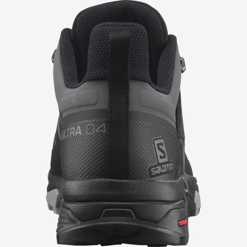 Zapatillas de Senderismo Salomon X ULTRA 4 GORE-TEX Hombre Gris Negras | EC2034CTV