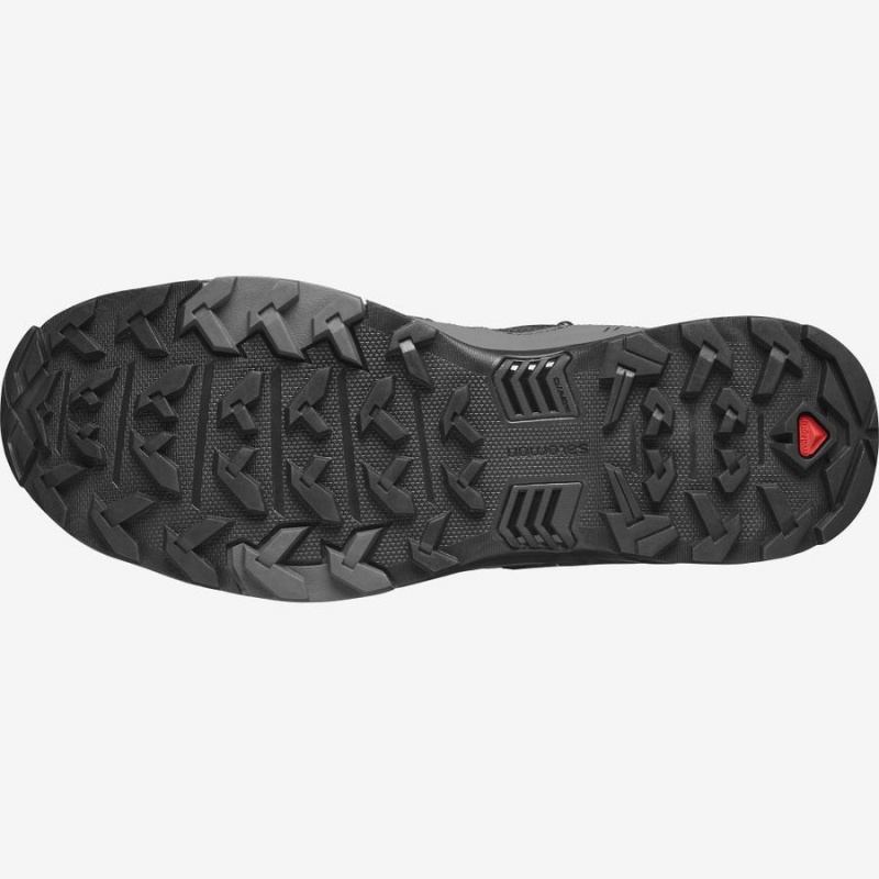 Zapatillas de Senderismo Salomon X ULTRA 4 MID WIDE GORE-TEX Hombre Negras Azules | EC2002HAP