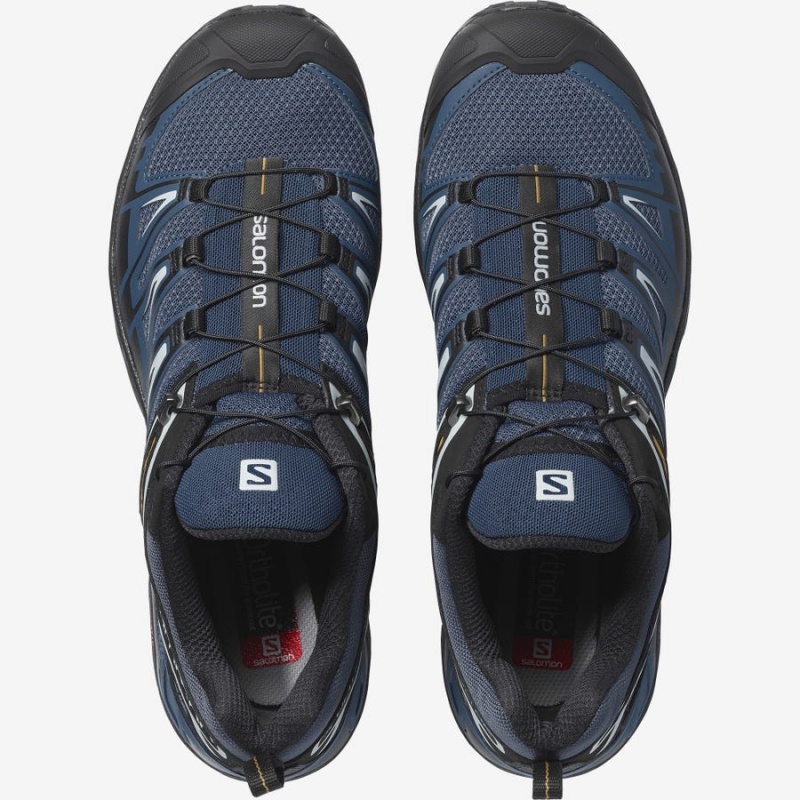 Zapatillas de Senderismo Salomon X ULTRA 3 Hombre Azul Marino | EC2041EBC