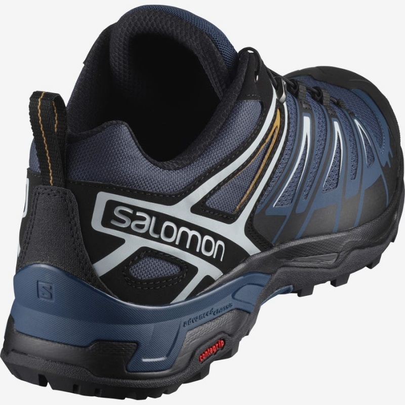 Zapatillas de Senderismo Salomon X ULTRA 3 Hombre Azul Marino | EC2041EBC